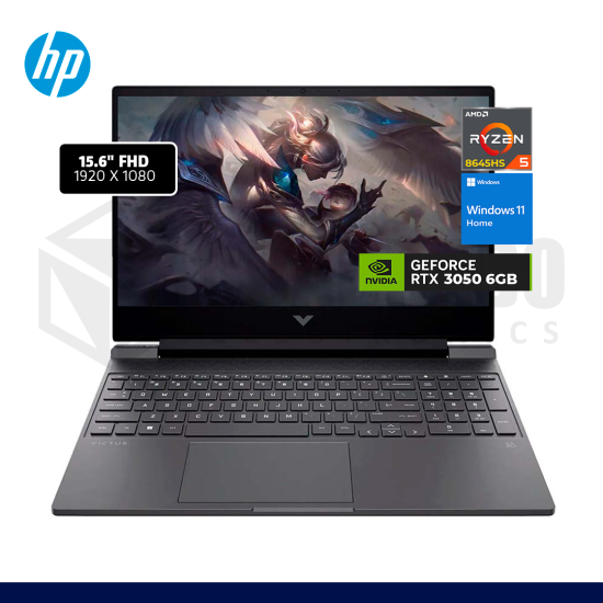LAPTOP HP VICTUS 15-FB2002LA AMD RYZEN 5-8645HS 8GB 512GB SSD RTX 3050 6GB 15.6" W11 / A14LLLAABM