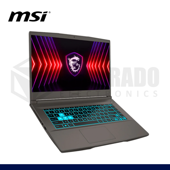 LAPTOP MSI THIN A15 B7VE AMD RYZEN 5-7535HS 16GB 512GB SSD RTX 4050 6GB 15.6" FREEDOS - GARANT?A DE 2 A?OS / B7VE-633XPE