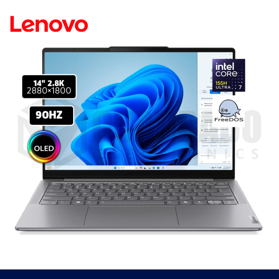 LAPTOP LENOVO YOGA SLIM 7 14IMH9 INTEL CORE ULTRA 7 155H 32GB 1TB SSD 14" FREE DOS / 83CV007JLM