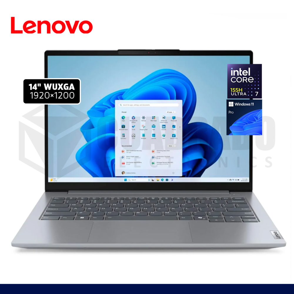 LAPTOP LENOVO THINKBOOK 14 G7 IML INTEL CORE ULTRA 7 155H 16GB 512GB SSD 14" W11 PRO / 21MR00CJLM
