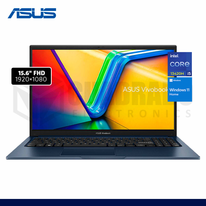 LAPTOP ASUS VIVOBOOK X1502VA-NJ561W INTEL CORE I5-13420H 8GB 512GB 15.6" W11 90NB10T1-M00RT0