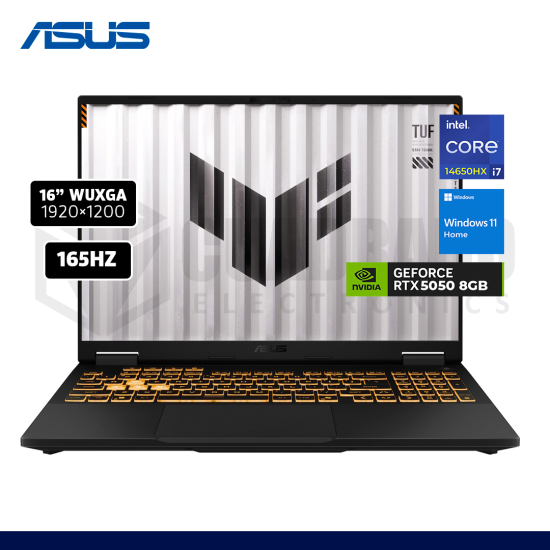 LAPTOP ASUS F16 FX608JHR-DS74 INTEL CORE I7-14650HX 16GB 1TB SSD NVIDIA RTX 5050 8GB 16" WIN11 / 90NR0NA1-M000J0