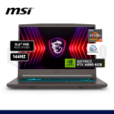 LAPTOP MSI THIN A15 B7VE AMD RYZEN 7-7735HS 16GB 512GB SSD RTX 4050 6GB 15.6" FREEDOS - GARANT?A DE 2 A?OS / A15 B7VE