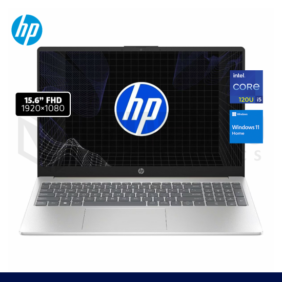 LAPTOP HP CORE 5 120U 16GB 512GB SSD 15.6" FREEDOS / 15-FD0260LA