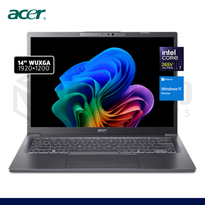 LAPTOP ACER ASPIRE 14 AI A14-52M-74MZ INTEL CORE ULTRA 7-265V 16GB 512GB SSD GRAFICA INTEL ARC 8GB 14" WIN 11 HOME / NX.J8KAL.00
