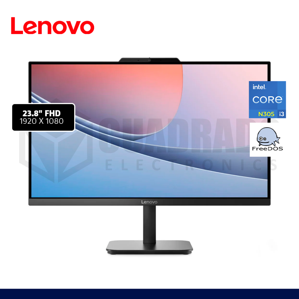 AIO LENOVO V100 INTEL CORE I3 N305 8GB 512GB SSD 23.8" FREE DOS/ 13BE004ALD