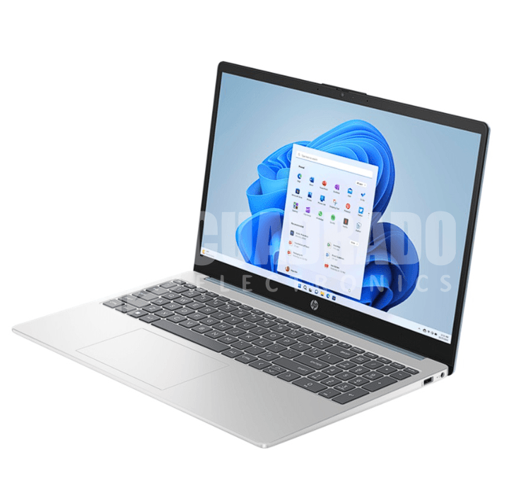 HP 15-fc0356la AMD Ryzen 5-7530U 16GB 512GB SSD 15.6"FHD FREE DOS 3 CELL TAPA AZUL Y MARCO DE TECLADO SILVER 4