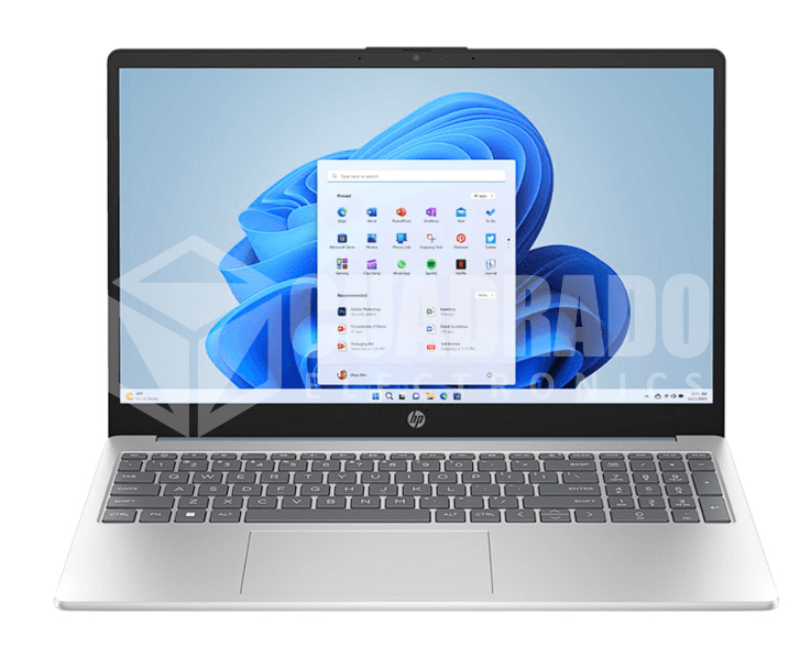 HP 15-fc0356la AMD Ryzen 5-7530U 16GB 512GB SSD 15.6"FHD FREE DOS 3 CELL TAPA AZUL Y MARCO DE TECLADO SILVER 3