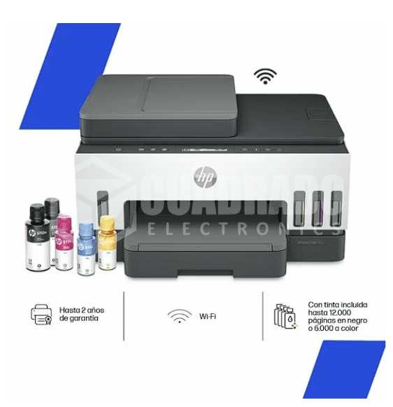 IMPRESORA MULTIFUNCIONAL HP SMART TANK 750 WIFI/BT/LAN