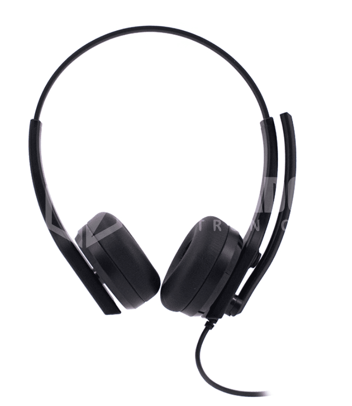 Audífono TEROS TE-8039CS, USB, Negro