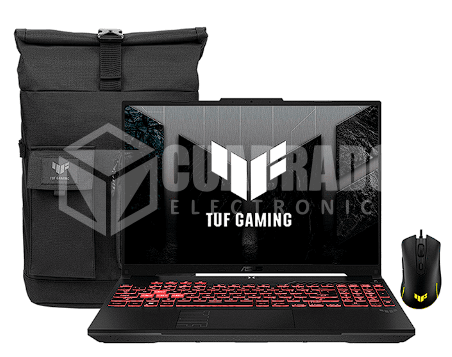 ASUS TUF FX608JH-RV314 INTEL CORE I7-14650HX 16GB 512GB SSD 16"WUXGA-165HZ RTX5050-8GB FREE DOS INCLUYE MOCHILA Y MOUSE DENTRO DE LA CAJA.