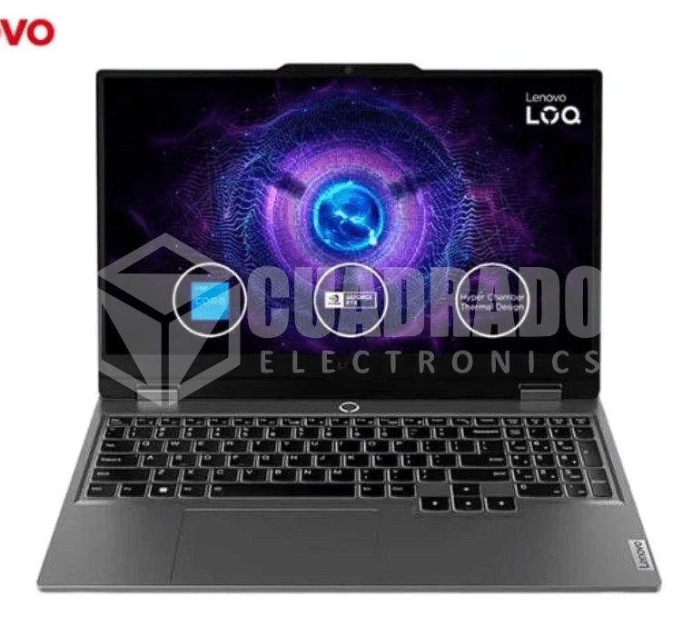 LAPTOP LENOVO LOQ 15IAX9 INTEL CORE I5-12450HX 16GB 512GB SSD NVIDIA RTX 3050-6GB 15.6" FREEDOS