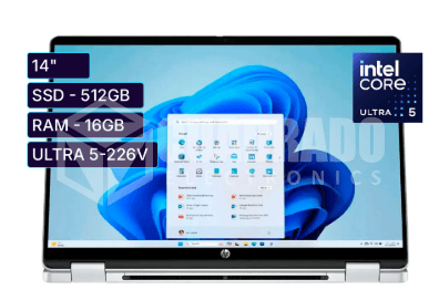 LAPTOP HP 14-FM0013DX INTEL CORE ULTRA 5-226V 16GB 512GB SSD 14" 2K TACTIL WIN11 HOME
