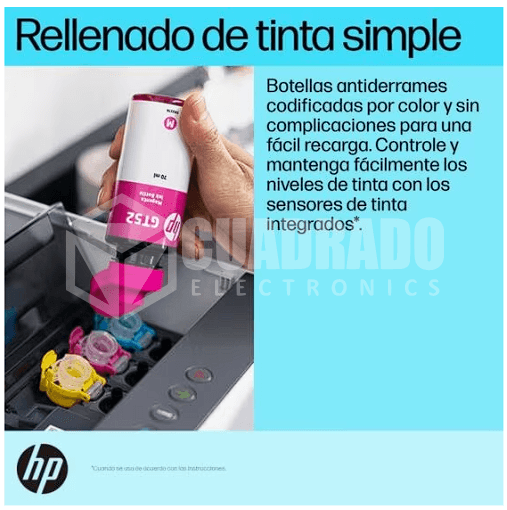IMPRESORA MULTIFUNCIONAL HP SMART TANK 750 WIFI/BT/LAN 4