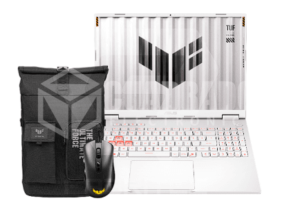 ASUS TUF GAMING A16 FA608UMI-TU255 AMD Ryzen 7-260 16GB DDR5 512GB SSD 16"WUXGA -144HZ /TECLADO RGB LATINOAMERICANO/NVIDIA GeForce RTX 5060-8GB/FREE DOS/4 CELL/INCLUYE MOCHILA ASUS Y MOUSE ASUS.
