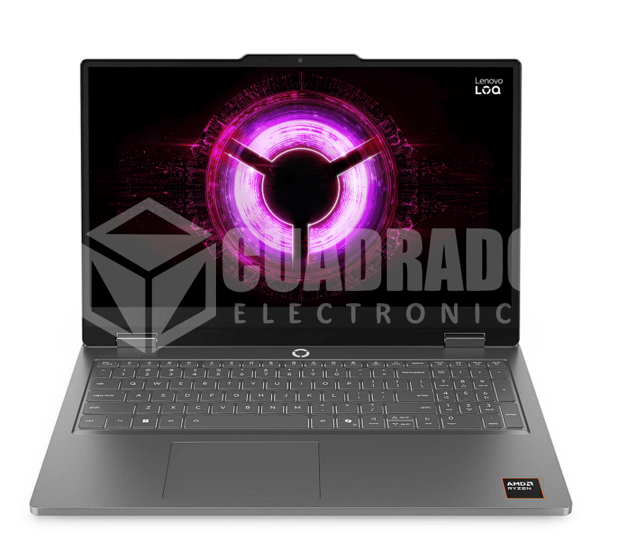 LENOVO LOQ ESENCIAL 15ARP11 (83VA001PUS) AMD RYZEN 7-170 16GB DDR5 512GB SSD 15.6"FHD-144HZ TECLADO AMERICANO RTX5050-8GB WIN 11 HOME BATERIA 3 CELL COLOR ECLIPSE BLACK