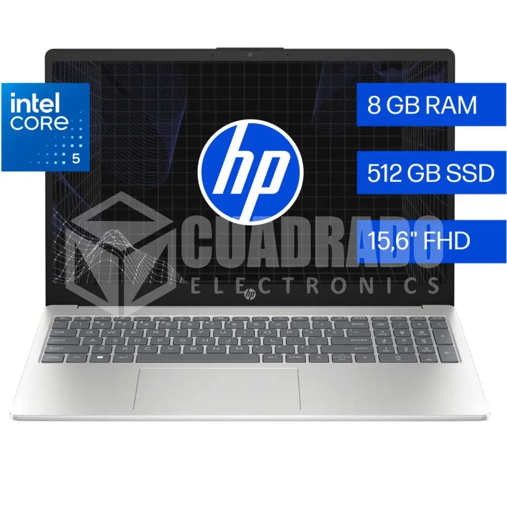 LAPTOP HP 15-FD0350LA INTEL CORE 5-120U 8GB 512GB SSD 15.6" FHD WIN11 HOME
