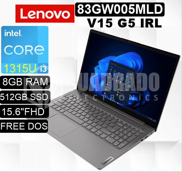 LAPTOP V15 G5 IRL INTEL CORE I3-1315U 8GB 512GB SSD 15.6" FHD FREEDOS / 83GW005MLD