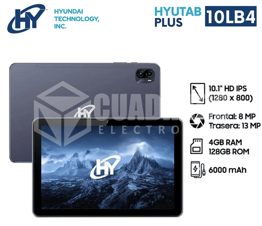 TABLET HYUNDAI HYTAB PLUS 10LB4 4GB 128GB LTE 10.1" HD