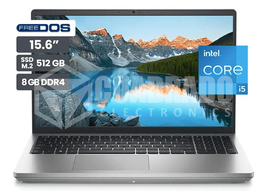 LAPTOP DELL INSPIRON 15 DC15250 INTEL CORE I5-1334U 8GB 512GB SSD 15.6" FHD 120HZ UBUNTU