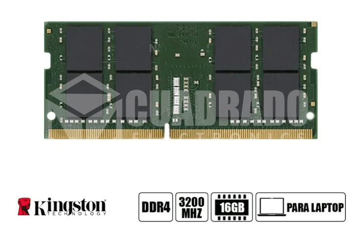 MEMORIA RAM KINGSTON DDR4 16GB 3200MHZ SODIMM