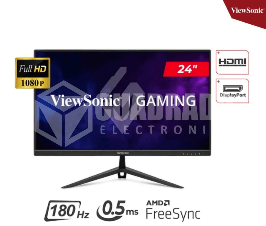 MONITOR GAMING VIEWSONIC VX2428 24" IPS 180HZ 23.8" FAST IPS 180HZ 0.5MS HDMI 1.4*2 DP 1.2*1 FREESYNC PREMIUM