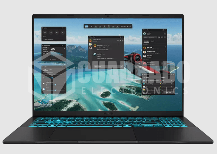 LAPTOP ASUS V3607VH INTEL CORE 7-240H 16GB 512GB SSD RTX 5050 8GB 16" WUXGA 144HZ WIN11 HOME / 90NB16L1-M00AU0