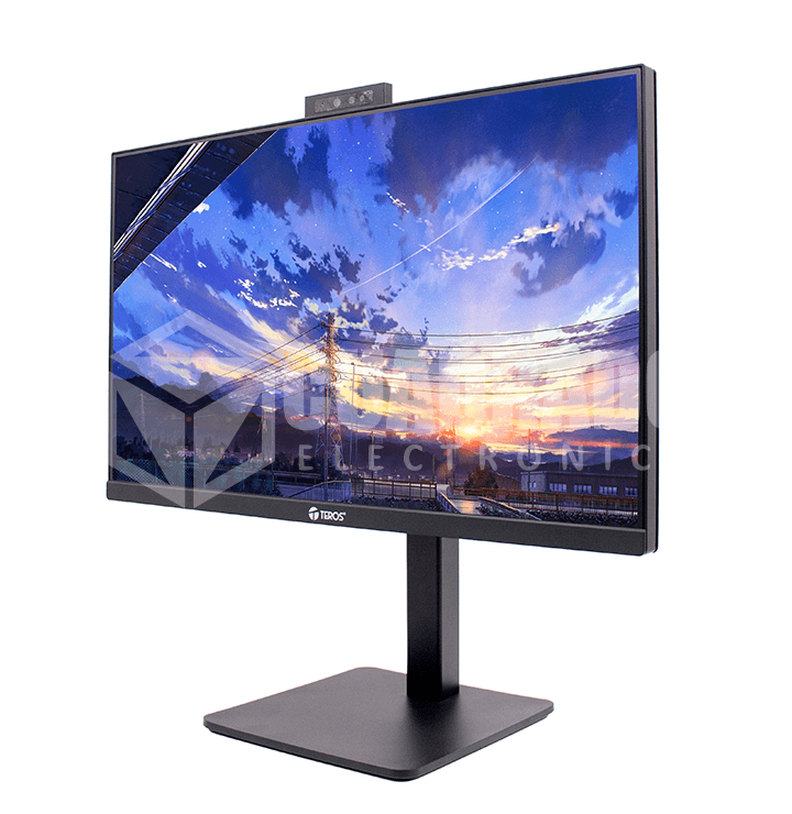 Monitor plano TEROS TE-2416CS, 23.8" QHD IPS, 100Hz, 1ms, HDMI, DP, Cámara, Micrófono 2