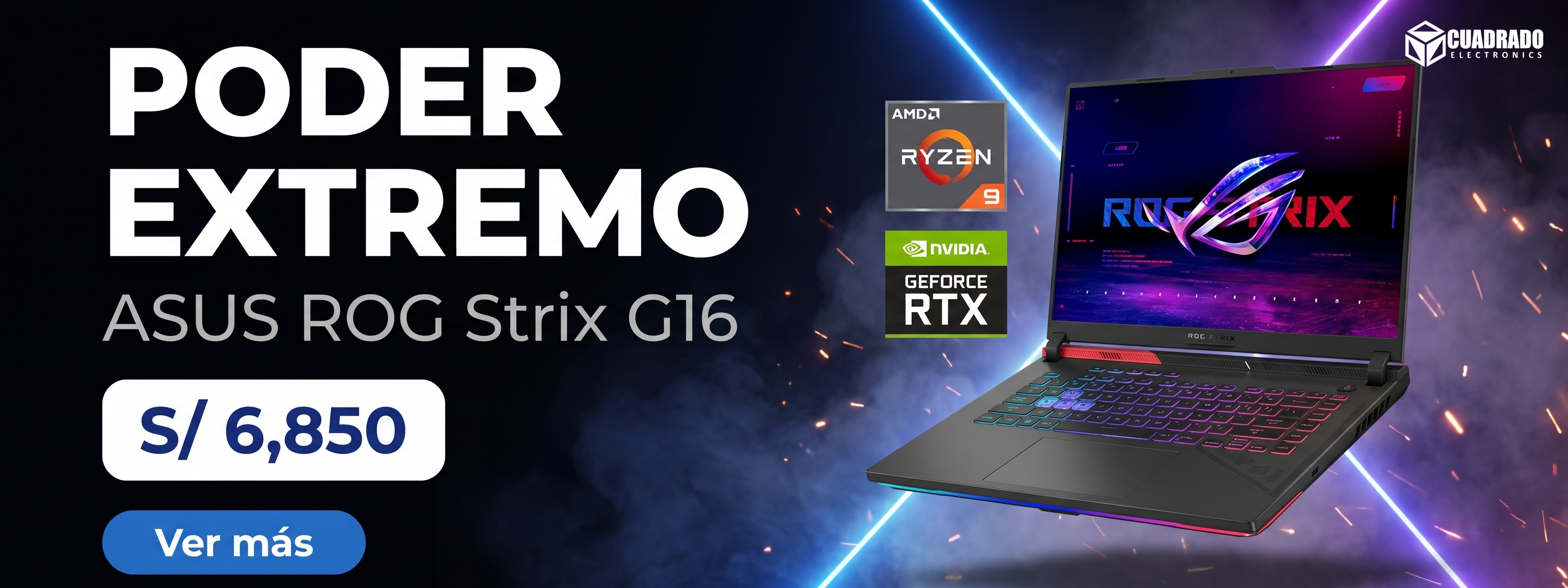 ASUS ROG Strix G16 - Poder extremo